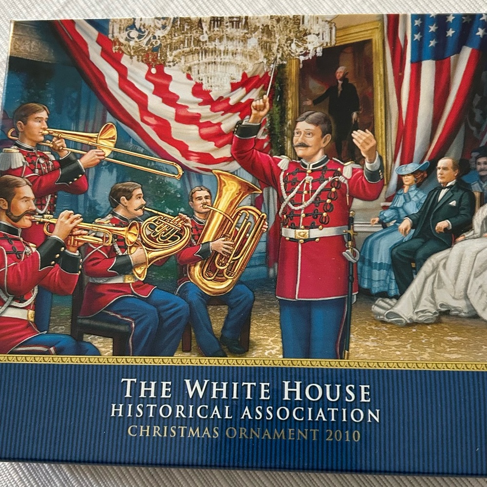 Source Unknown Holiday Decor with Red and Blue Accents. Make An Offer!!